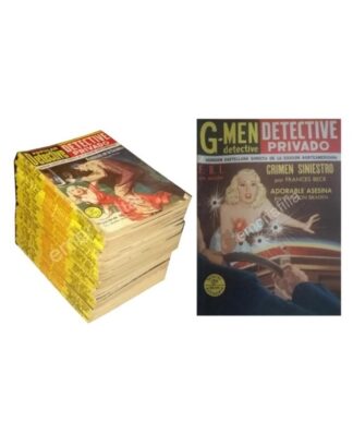 Lote De 25 Historietas Antiguas. G-men (detective Privado), Años 50s