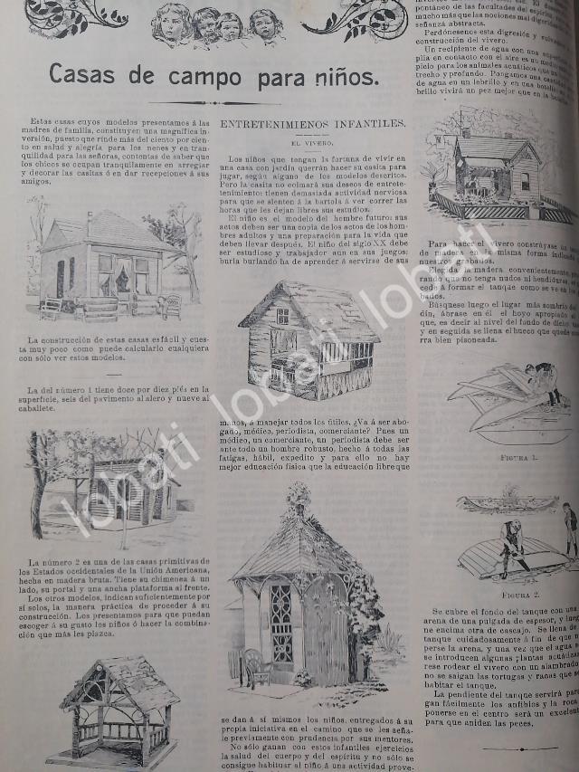 GACETA ANTIGUA DE MODAS 1899. " PAGINAS DE LA MODA " /57 - Image 3
