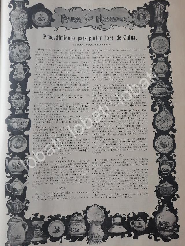 GACETA ANTIGUA DE MODAS 1899. " PAGINAS DE LA MODA " /67 - Image 4