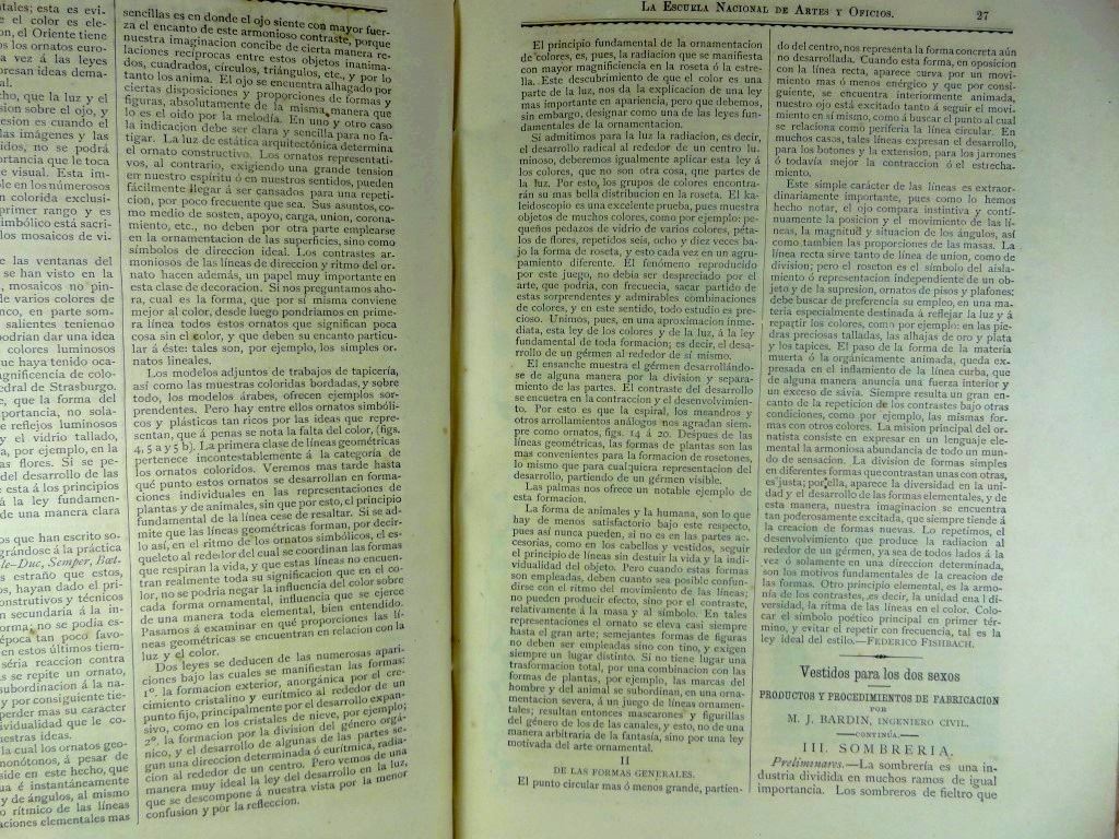 GACETA ANTIGUA. ESCUELA NACIONAL DE ARTES Y OFICIOS. AGO 1881 - Image 3