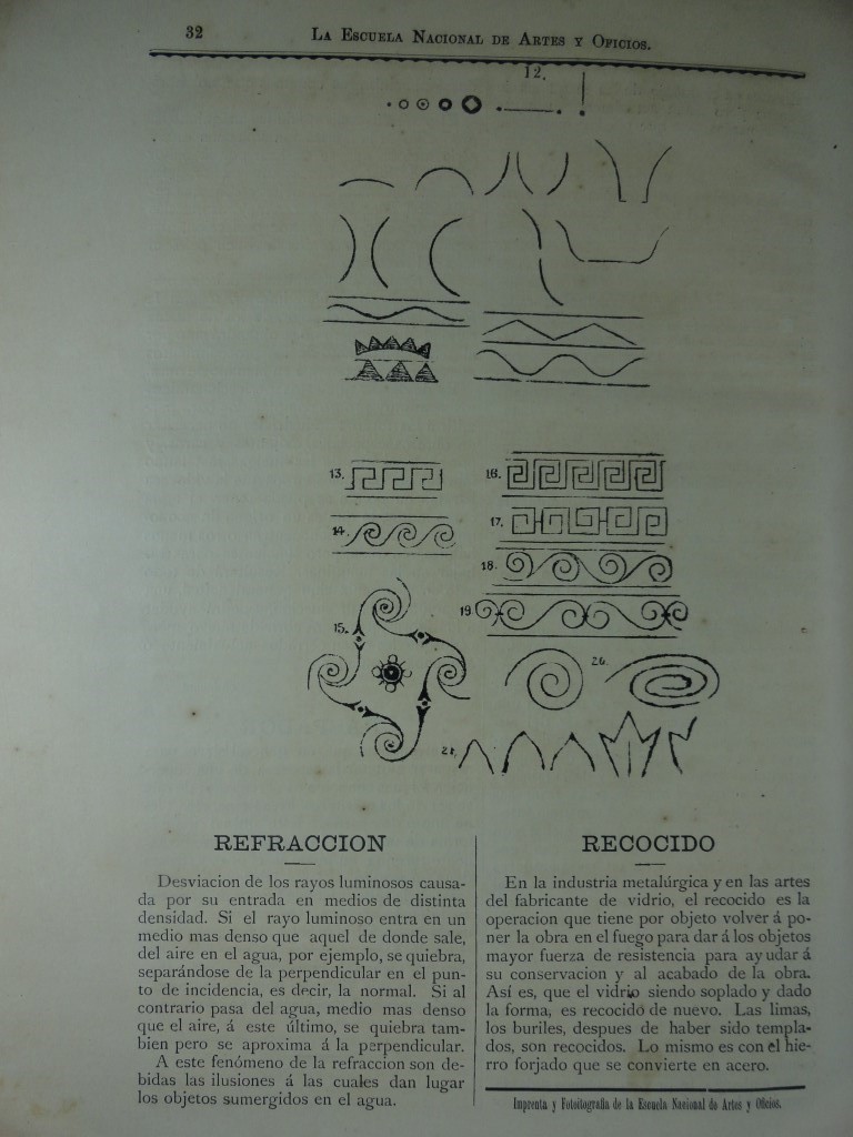GACETA ANTIGUA. ESCUELA NACIONAL DE ARTES Y OFICIOS. AGO 1881 - Image 5