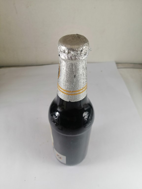 BOTELLA DE CERVEZA RETRO. ANCLA. (COLOMBIA). AUN LLENA - Image 5