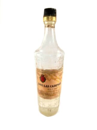 BOTELLA ANTIGUA. ANIS LAS CADENAS. CERRADA