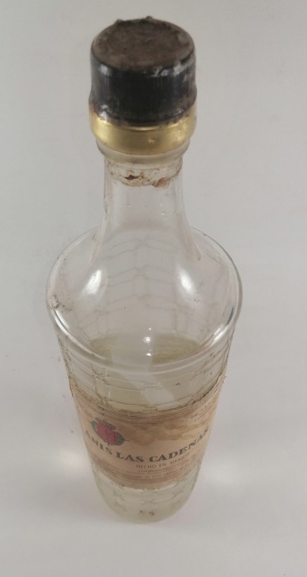BOTELLA ANTIGUA. ANIS LAS CADENAS. CERRADA - Image 3