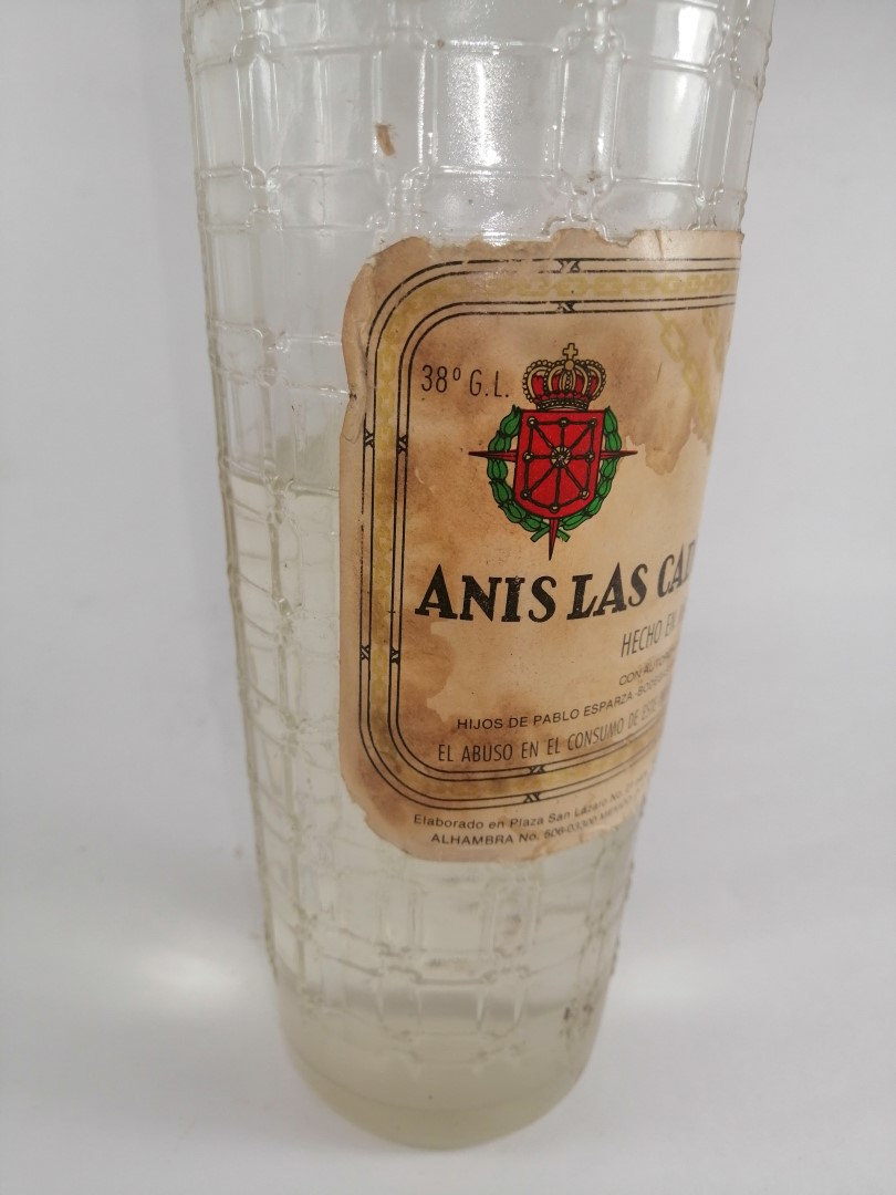 BOTELLA ANTIGUA. ANIS LAS CADENAS. CERRADA - Image 8
