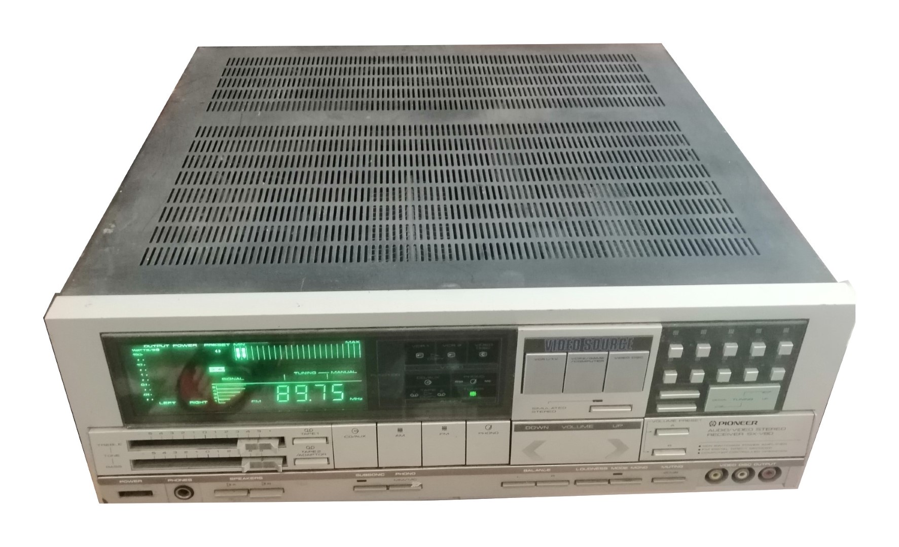 AMPLIFICADOR RECEIVER, PIONNER SX-V80 AÑO. 1984 (Vendedor: Afichetica y letras ) - Image 5