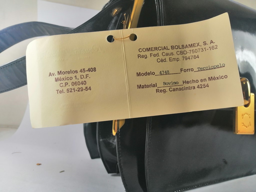 Bolso De Dama vintage. Años 80s DONATA DONATI JAMAS USADO - Image 10