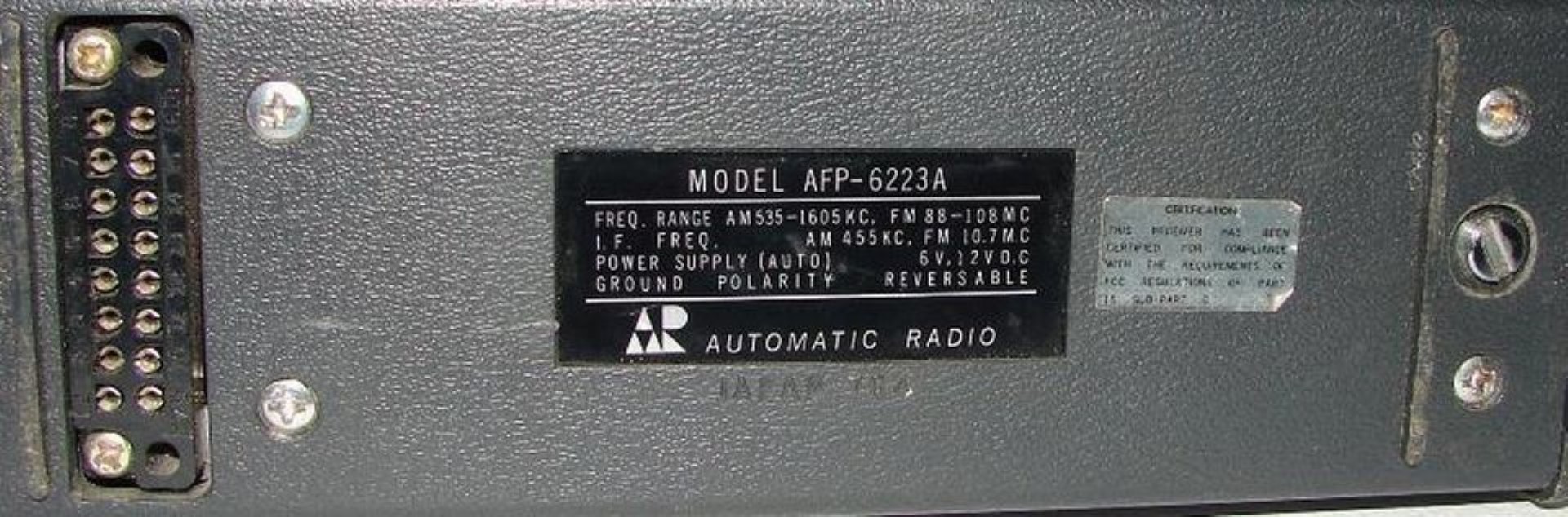 RARO STEREO PARA AUTO Y PORTATIL. AUTOMATIC RADIO, AÑOS 60s - Image 6