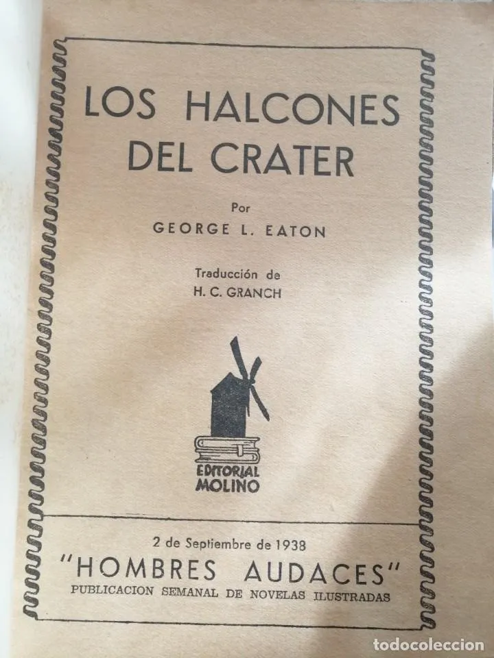 Historieta Antigua Bill Barnes No 1. Los Halcones 1938 - Image 3