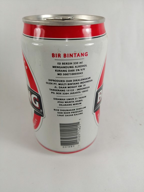 LATA DE CERVEZA RETRO, BINTANG. INDONESIA 2006 - Image 5