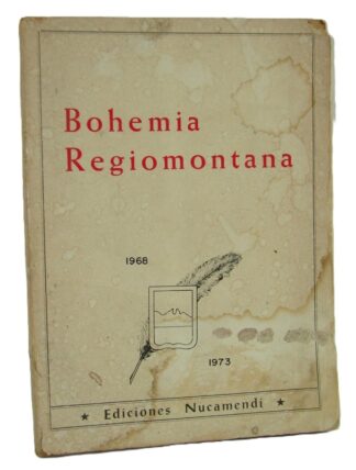 Bohemia Regiomontana 1973 Antologia Firmado, Jose Garza Guajardo y otros /Poesia /raro