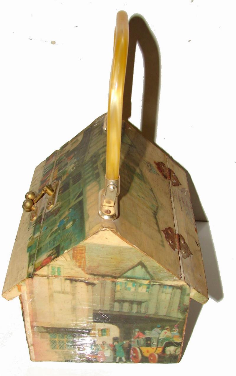 Bolso De Dama Retro Años 60s, artesanal, estilo Britanico - Image 6