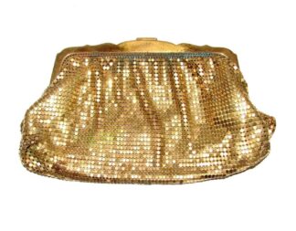 Bolso De Dama Antiguo Whiting & Davis Malla Años 40s, Modas vintage