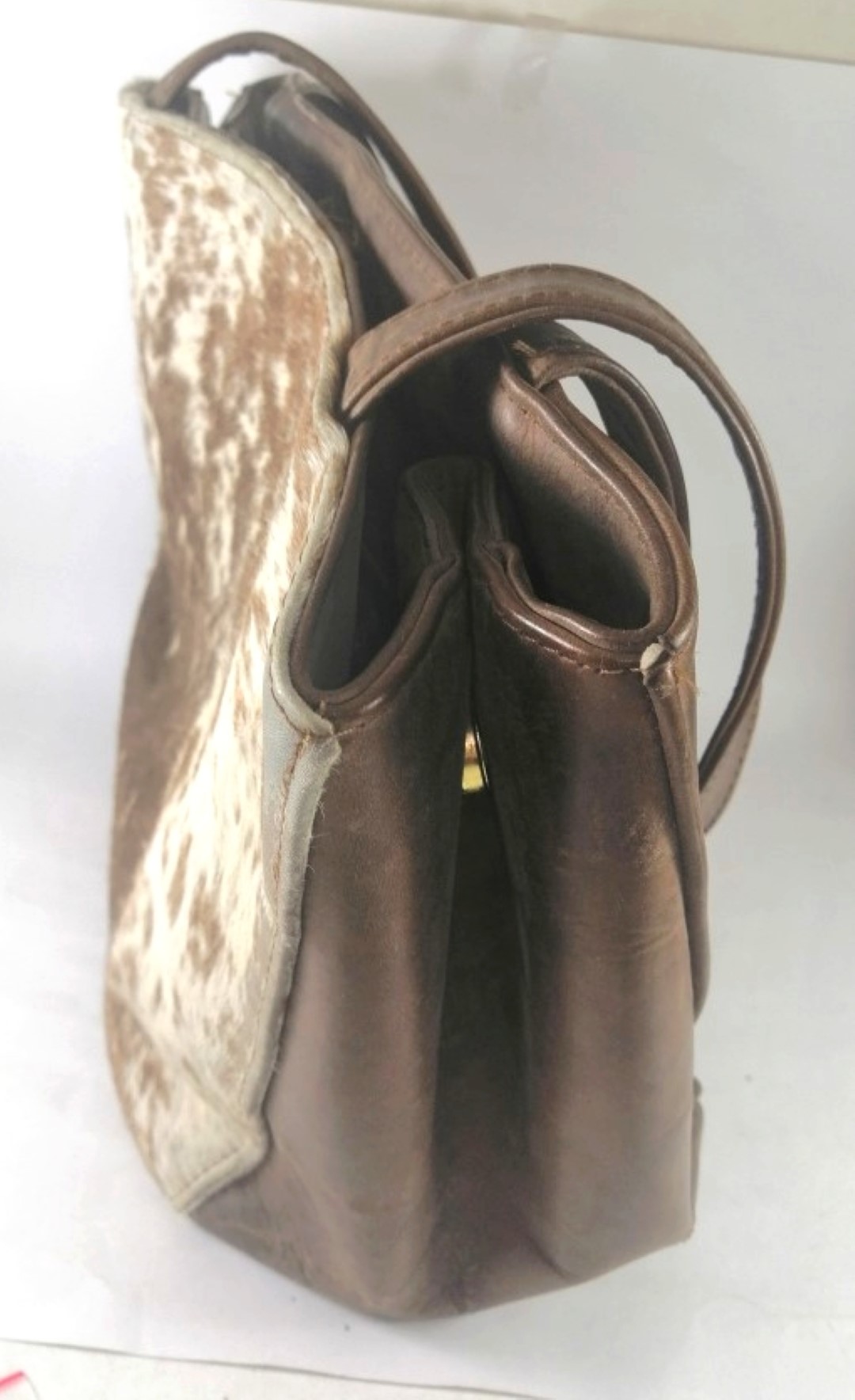 Bolso Retro de dama años 80s CAMPIRANA, ARTESANAL, PIEL - Image 4