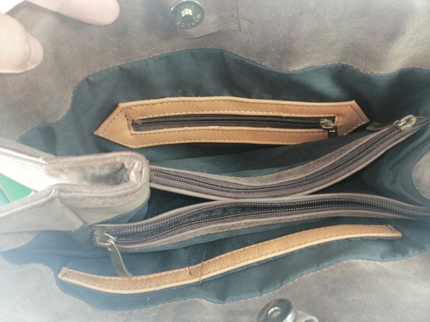 Bolso Retro de dama años 80s CAMPIRANA, ARTESANAL, PIEL - Image 10