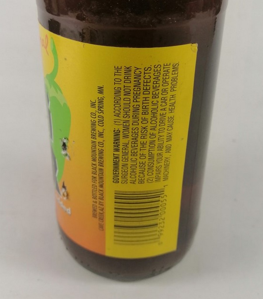 BOTELLA DE CERVEZA RETRO. CAVE CREEK CHILI BEER 1990s CON CHILE DENTRO - Image 4