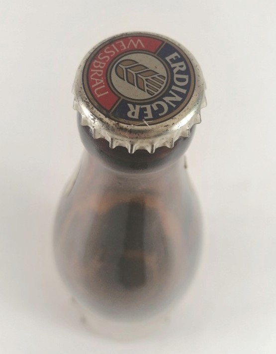 BOTELLA DE CERVEZA RETRO. ERDINGER, MIT FEINER HEFE. ALEMANIA - Image 5