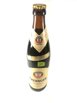 BOTELLA DE CERVEZA RETRO. ERDINGER KRISTALLKAR. ALEMANIA