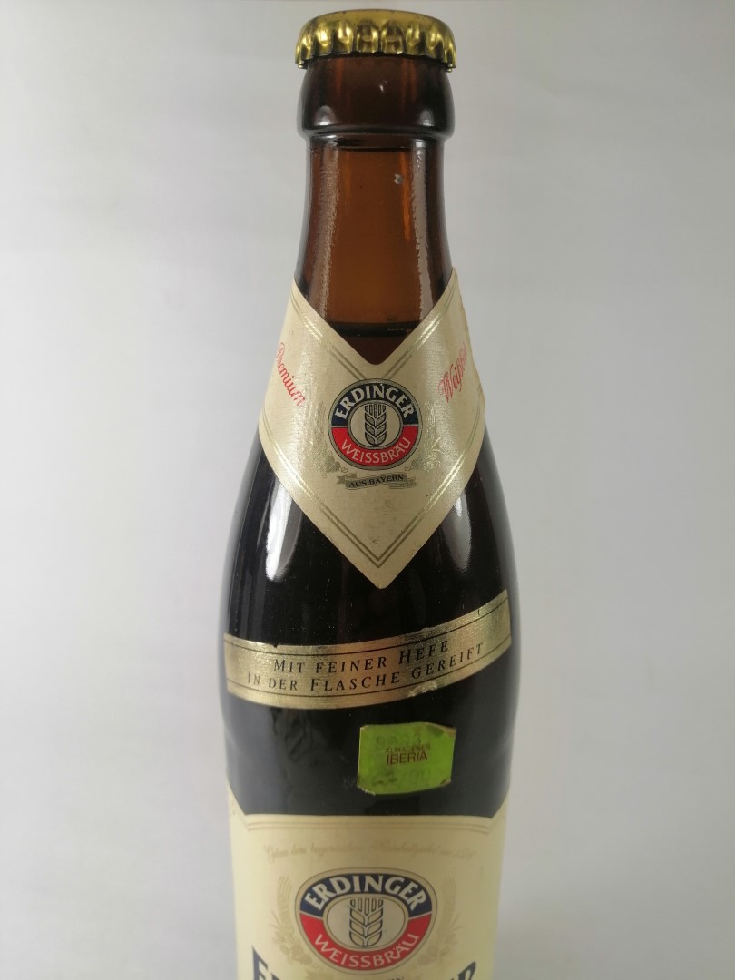 BOTELLA DE CERVEZA RETRO. ERDINGER KRISTALLKAR. ALEMANIA - Image 4