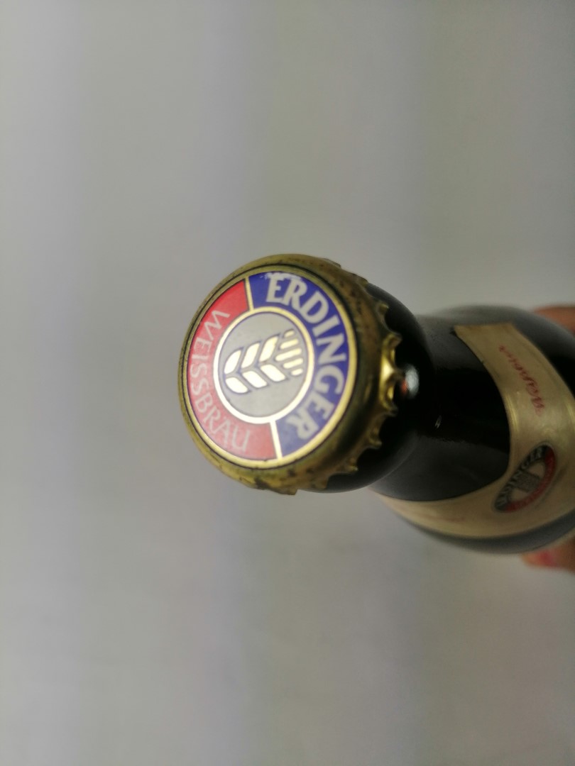 BOTELLA DE CERVEZA RETRO. ERDINGER KRISTALLKAR. ALEMANIA - Image 5