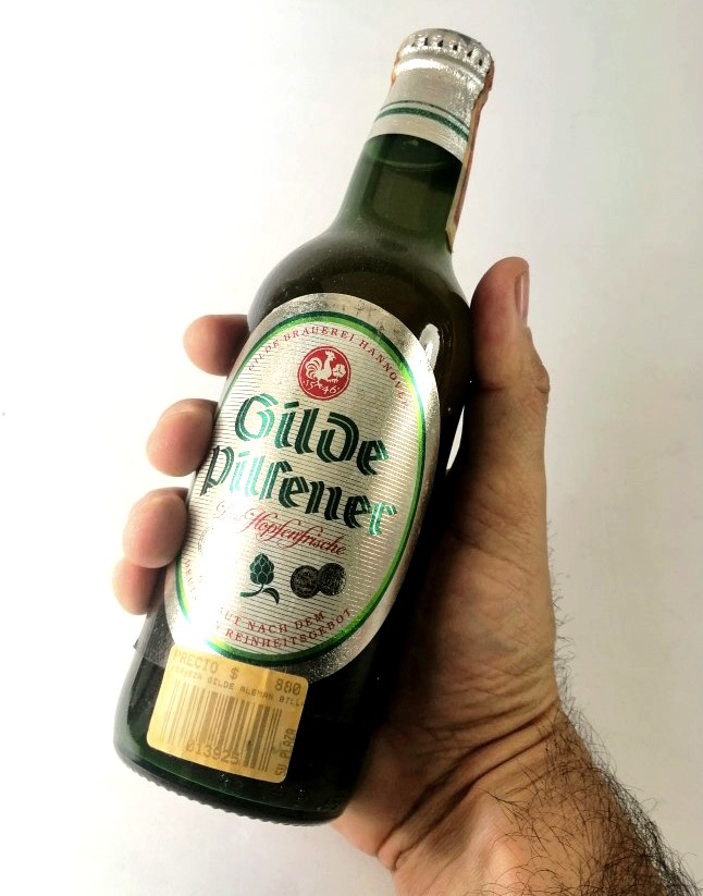 BOTELLA DE CERVEZA RETRO. GILDE PILSENER 1995 ALEMANIA - Image 7