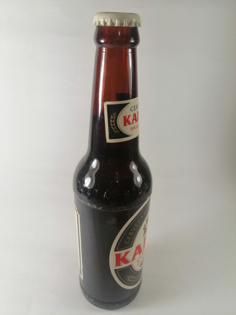 BOTELLA DE CERVEZA RETRO. KAISER SIN ALCOHOL 1999 PRIMERA EDICION - Image 5