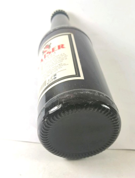 BOTELLA DE CERVEZA RETRO. KAISER SIN ALCOHOL 1999 PRIMERA EDICION - Image 9