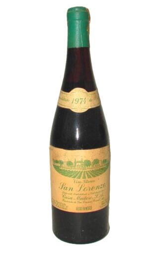 Botella Antigua San Lorenzo 1971 Vino Blanco Aun Sellada