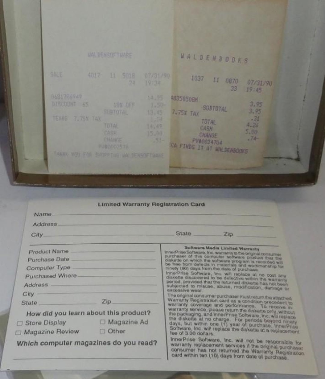 Video juego retro, Battle Squadron 1989. Diskette para Amiga y Commodore / raro - Image 4