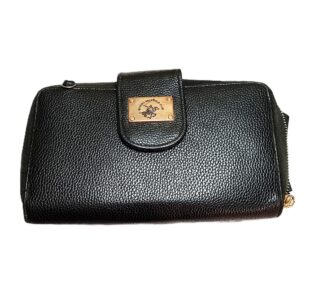 Cartera Bolso Retro Polo Club. Años 80s / Moda Vintage