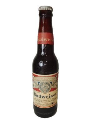 Botella De Cerveza Retro Budweiser 1968 Aun Llena