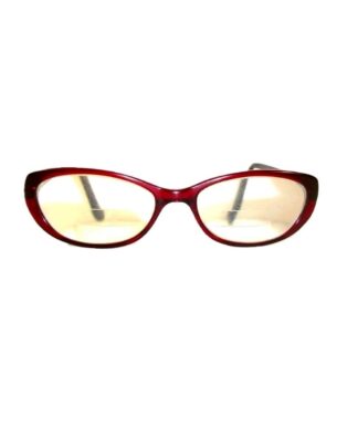 Genuinas Gafas Vintage Armazón Burgundy 1990s /mundo Hípster