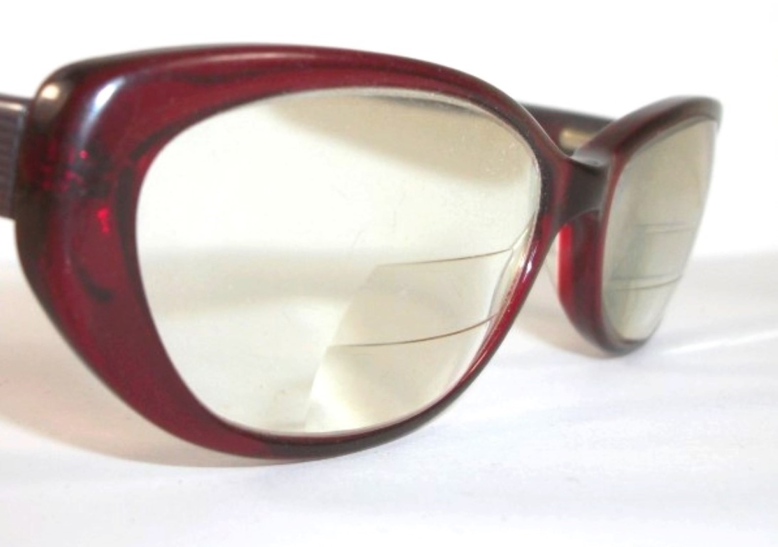 Genuinas Gafas Vintage Armazón Burgundy 1990s /mundo Hípster - Image 3