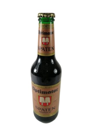 BOTELLA DE CERVEZA RETRO. SPATEN OPTIMATOR. ALEMANIA 1999-2001