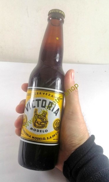 BOTELLA DE CERVEZA RETRO. VICTORIA AÑOS 60s - BOTELLA DOS PUNTOS /RARA - Image 5