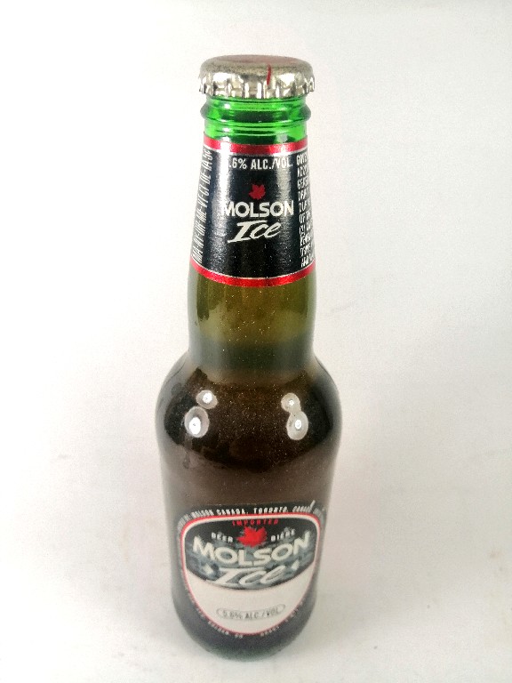 BOTELLA DE CERVEZA VINTAGE. MOLSON ICE, (CANADA). - Image 2