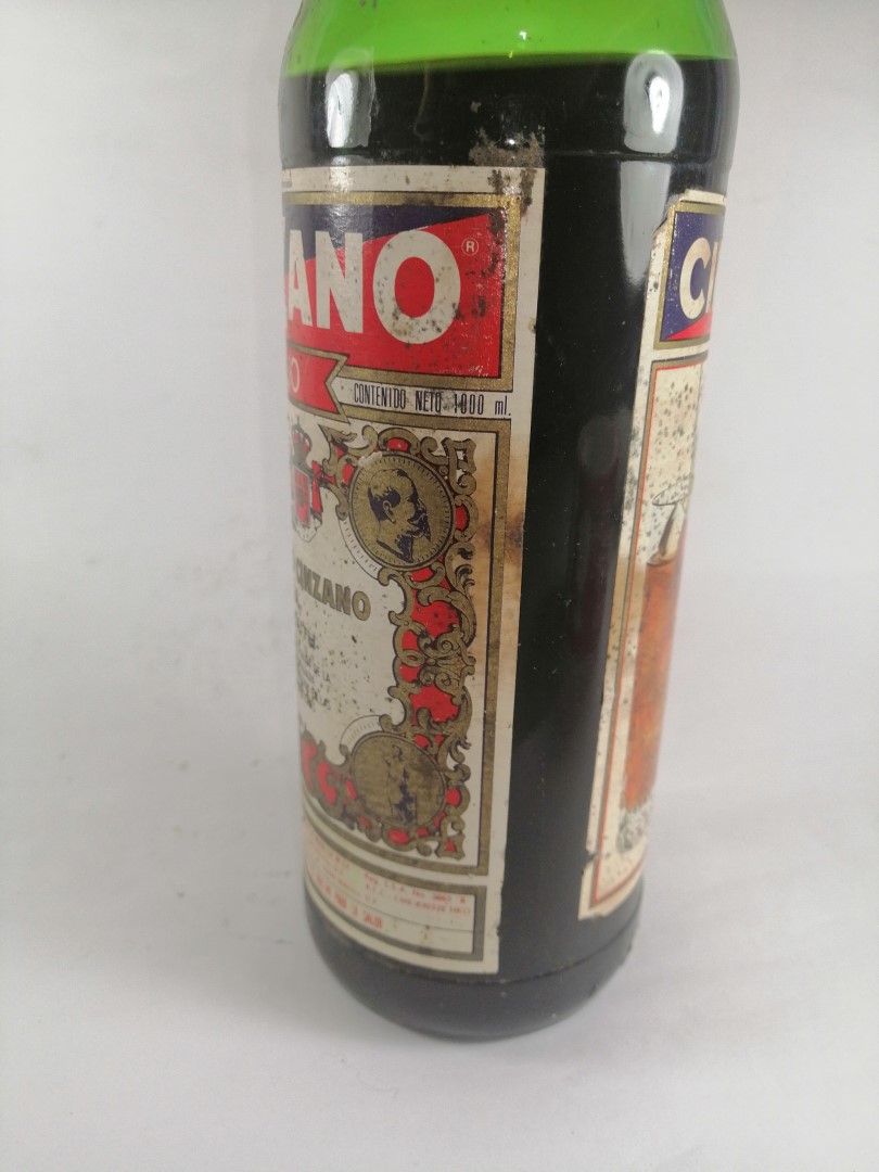 BOTELLA ANTIGUA. VINO CINZANO ROJO Ca. Años 70s - Image 5