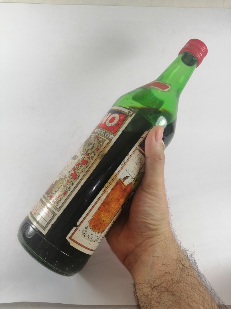 BOTELLA ANTIGUA. VINO CINZANO ROJO Ca. Años 70s - Image 8