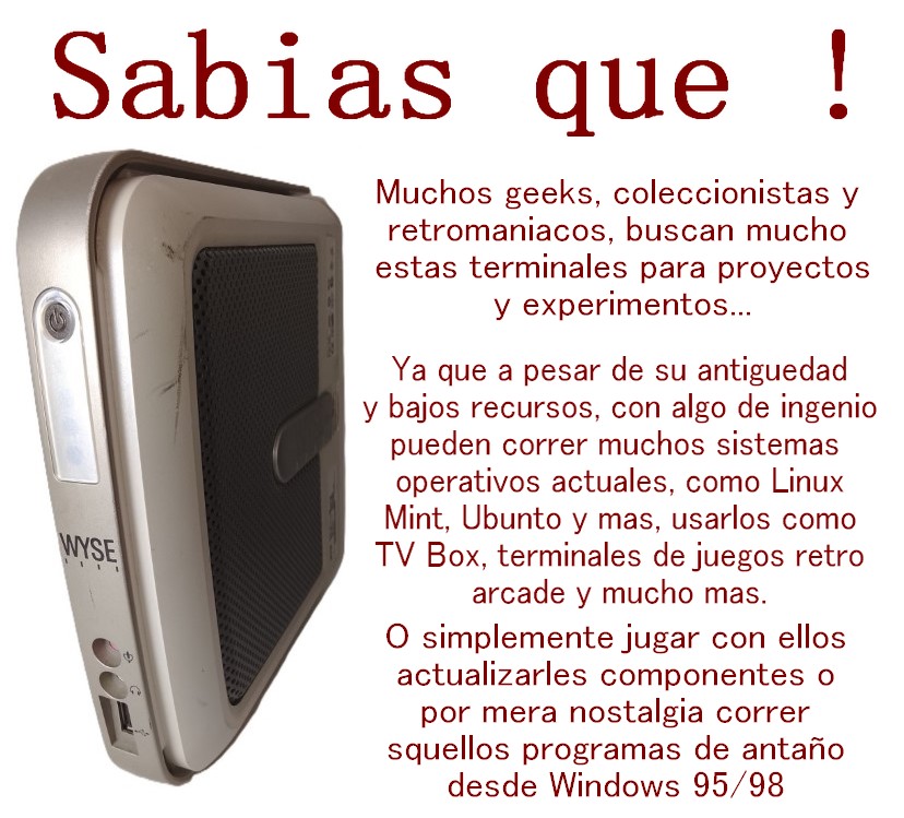 (CPU). COMPUTADORA RETRO WYSE VX0 V90LE XPE 2009 PARA PIEZAS - Image 2