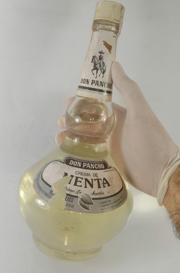 BOTELLA RETRO. CREMA DE MENTA DON PANCHO ,AÑOS 70s - Image 10