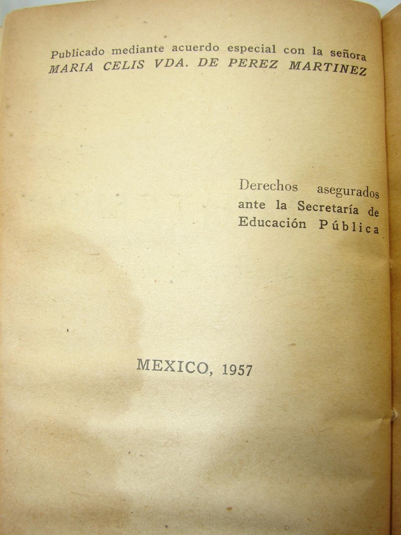 LIBRO ANTIGUO. CUAUHTEMOC 1957 HECTOR PEREZ MARTINEZ 1RA ED - Image 7