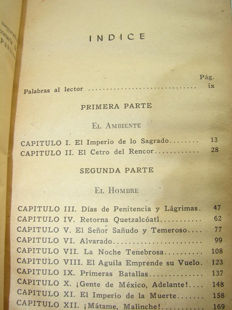 LIBRO ANTIGUO. CUAUHTEMOC 1957 HECTOR PEREZ MARTINEZ 1RA ED - Image 6