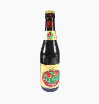 BOTELLA DE CERVEZA RETRO. CUVEE, DE KONINCK (BELGICA). AUN LLENA