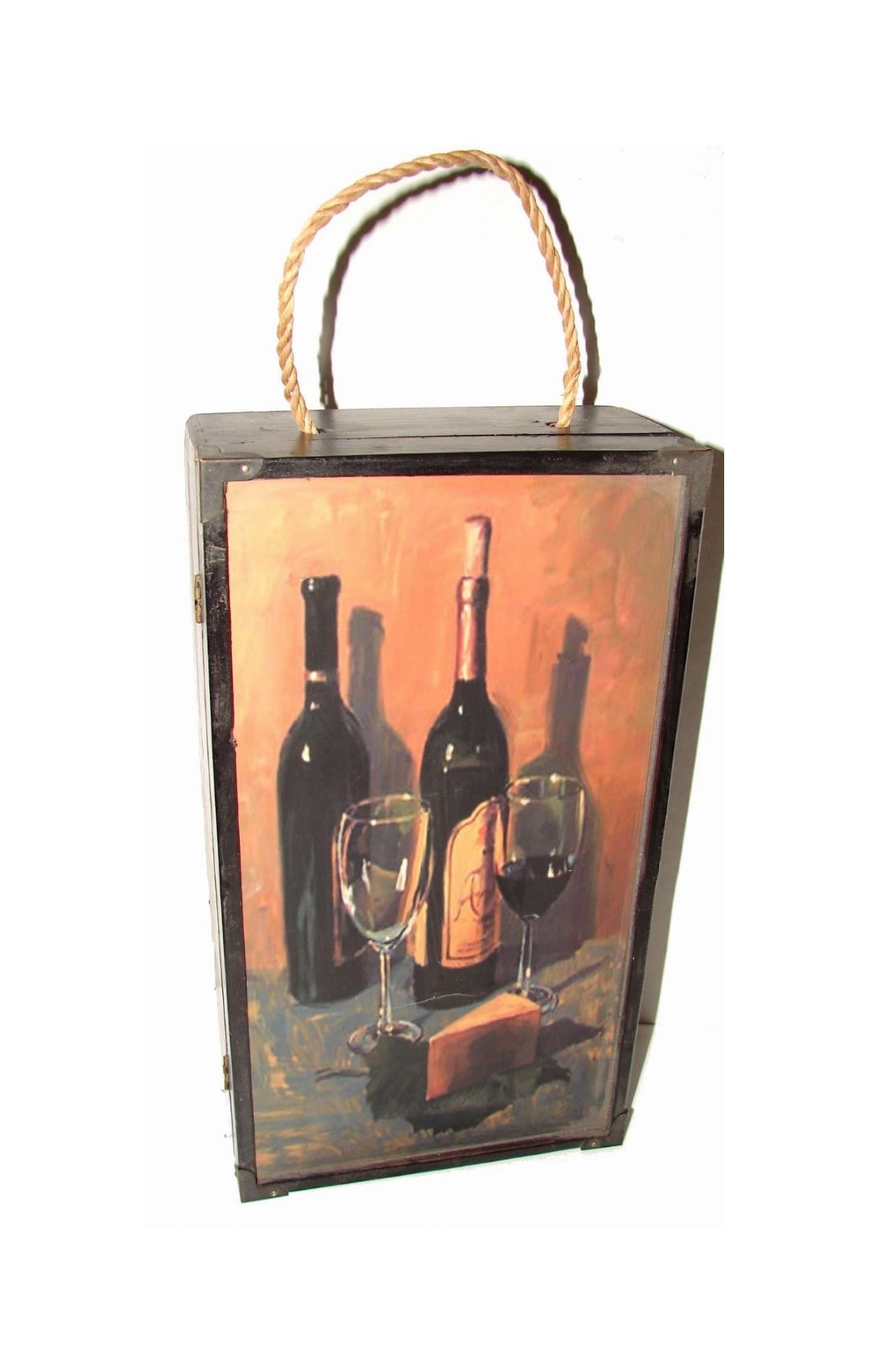 CAJA PARA VINOS ANTIGUA, LA CAVA, AÑOS 70s