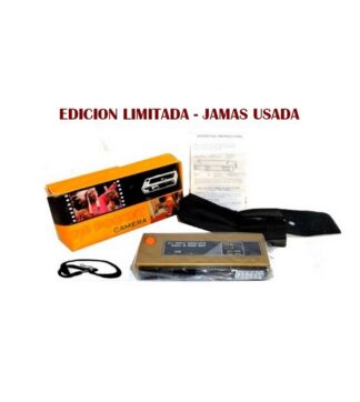 RARA CAMARA FOTOGRAFICA RETRO, AÑOS 80s 110. JAMAS USADA DORADA