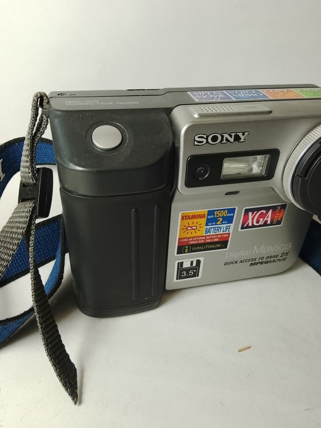 Camara Digital Retro Sony Mavica 1998 Diskette / Va Sin Pila - Image 8