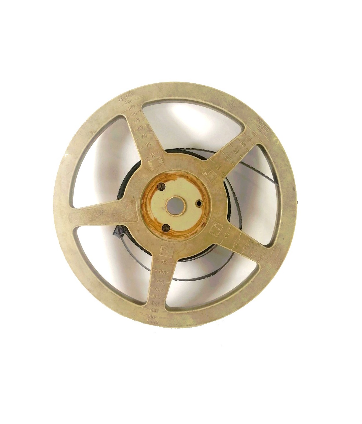 CARRETE DE CINE 8 & SUPER 8mm 7 PULG. AÑOS 70s CON CINTA /P