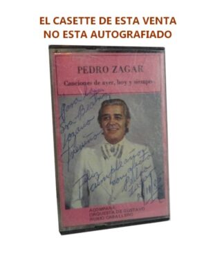 Raro Casette Pedro Zagar. 1985 1 PML