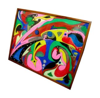 Cuadro De Arte Pop Moderno. Por Zawavriel. Colori. 1990s