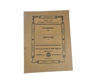 CUADERNO ESCOLAR ANTIGUO, AÑOS 20s JAMAS USADO